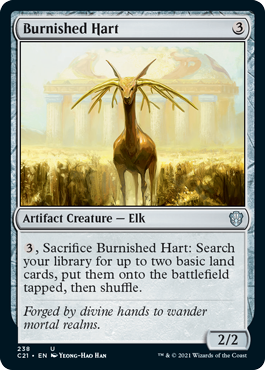 [238]【EN】つややかな雄鹿/Burnished Hart【C21】[U][茶]