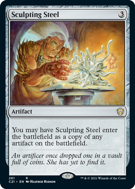 [261]【EN】彫り込み鋼/Sculpting Steel【C21】[R][茶]