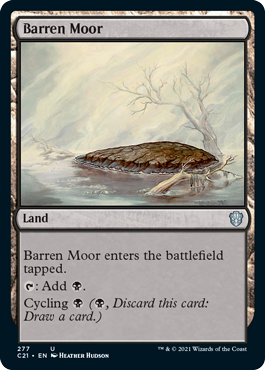 [277]【EN】やせた原野/Barren Moor【C21】[U][土地]