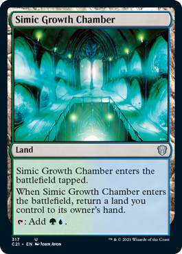 [317]【EN】シミックの成長室/Simic Growth Chamber【C21】[U][土地]