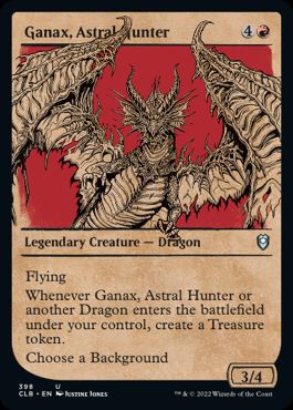 [398]【EN】■ショーケース■アストラルの狩人、ガナクス/Ganax, Astral Hunter【CLB】[U][赤]