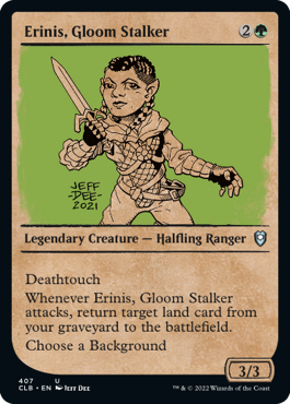 [407]【EN】■ショーケース■暗中の追跡者、エリニス/Erinis, Gloom Stalker【CLB】[U][緑]