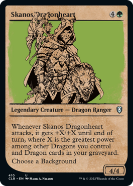 [410]【EN】■ショーケース■スカノス・ドラゴンハート/Skanos Dragonheart【CLB】[U][緑]