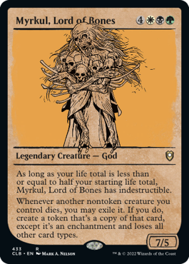 [433]【EN】■ショーケース■骨の王、マークール/Myrkul, Lord of Bones【CLB】[R][多色]