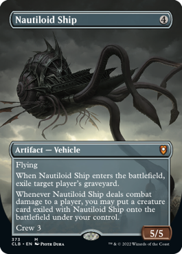 [373]【EN】■ボーダーレス■ノーチロイド船/Nautiloid Ship【CLB】[M][茶]