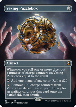 [374]【EN】■ボーダーレス■難問の細工箱/Vexing Puzzlebox【CLB】[M][茶]
