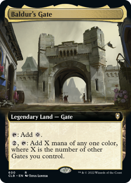 [600]【EN】■拡張アート■バルダーズ・ゲート/Baldur's Gate【CLB】[R][土地]