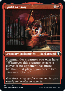 [505]【EN】【エッチングFOIL】ギルドの職人/Guild Artisan【CLB】[U][赤]