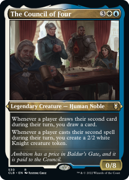 [530]【EN】【エッチングFOIL】四公会議/The Council of Four【CLB】[R][多色]