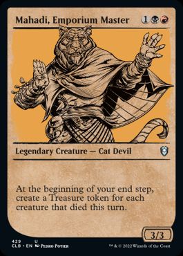 [429]【EN】【FOIL】■ショーケース■市場の元締め、マハディ/Mahadi, Emporium Master【CLB】[U][多色]