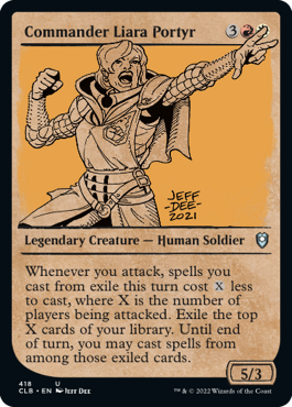 [418]【EN】【FOIL】■ショーケース■指揮官リアーラ・ポーティア/Commander Liara Portyr【CLB】[U][多色]