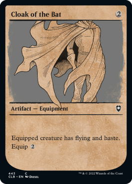 [443]【EN】【FOIL】■ショーケース■クローク・オヴ・ザ・バット/Cloak of the Bat【CLB】[C][茶]