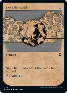 [449]【EN】【FOIL】■ショーケース■空色のダイアモンド/Sky Diamond【CLB】[C][茶]