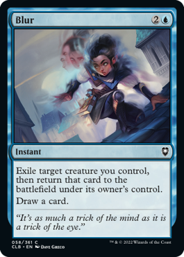 [058]【EN】【FOIL】ブラー/Blur【CLB】[C][青]