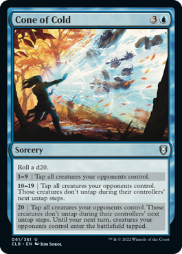 [061]【EN】【FOIL】コーン・オヴ・コールド/Cone of Cold【CLB】[U][青]