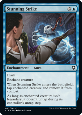 [097]【EN】【FOIL】朦朧撃/Stunning Strike【CLB】[C][青]
