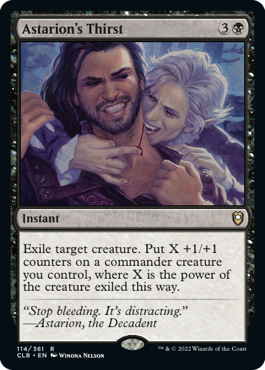 [114]【EN】アスタリオンの渇望/Astarion's Thirst【CLB】[R][黒]