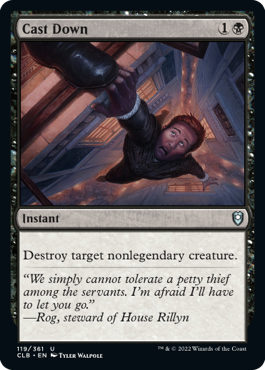 [119]【EN】【FOIL】喪心/Cast Down【CLB】[U][黒]