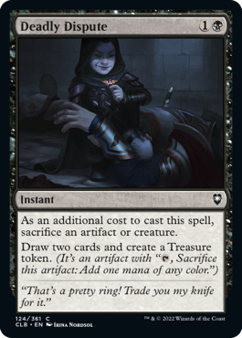 [124]【EN】命取りの論争/Deadly Dispute【CLB】[C][黒]