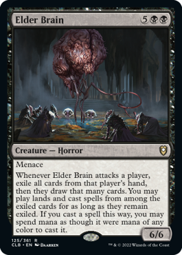 [125]【EN】【FOIL】エルダー・ブレイン/Elder Brain【CLB】[R][黒]