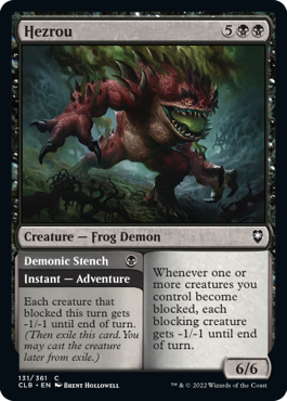 [131]【EN】ヘズロウ/Hezrou【CLB】[C][黒]