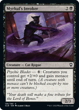 [136]【EN】【FOIL】マークールのインヴォーカー/Myrkul's Invoker【CLB】[C][黒]