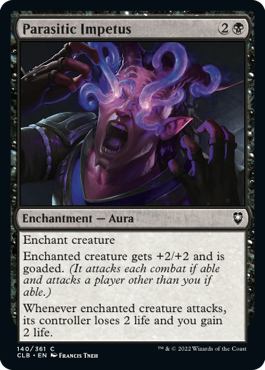 [140]【EN】【FOIL】寄生の推進力/Parasitic Impetus【CLB】[C][黒]