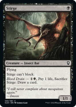 [150]【EN】スタージ/Stirge【CLB】[C][黒]