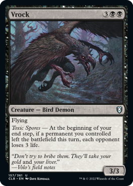 [157]【EN】【FOIL】ヴロック/Vrock【CLB】[U][黒]