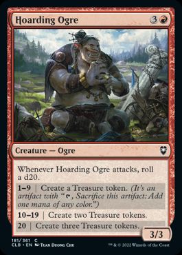 [181]【EN】【FOIL】溜め込むオーガ/Hoarding Ogre【CLB】[C][赤]