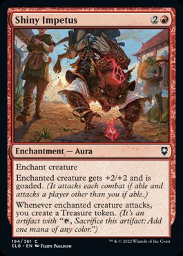[194]【EN】【FOIL】輝光の推進力/Shiny Impetus【CLB】[C][赤]