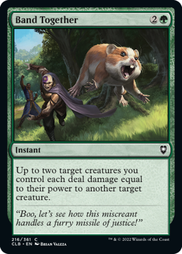 [216]【EN】連帯/Band Together【CLB】[C][緑]