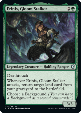 [230]【EN】【FOIL】暗中の追跡者、エリニス/Erinis, Gloom Stalker【CLB】[U][緑]