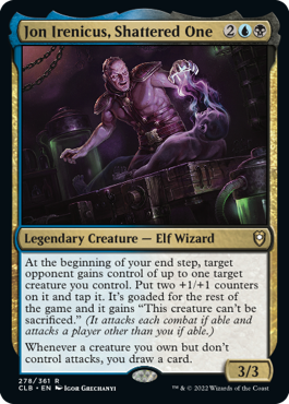 [278]【EN】【FOIL】打ち砕かれた者、ジョン・イレニカス/Jon Irenicus, Shattered One【CLB】[R][多色]