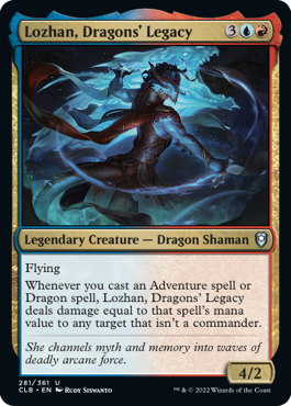 [281]【EN】【FOIL】ドラゴンの遺産、ローザン/Lozhan, Dragons' Legacy【CLB】[U][多色]