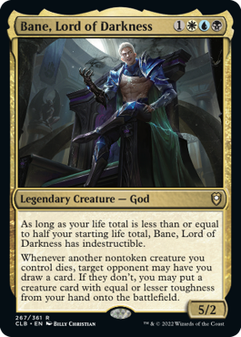 [267]【EN】【FOIL】闇の王、ベイン/Bane, Lord of Darkness【CLB】[R][多色]