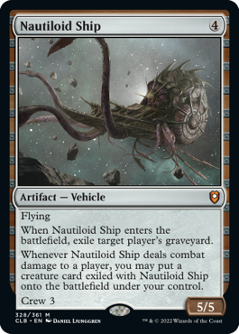 [328]【EN】ノーチロイド船/Nautiloid Ship【CLB】[M][茶]