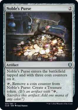 [331]【EN】【FOIL】貴族の財布/Noble's Purse【CLB】[U][茶]