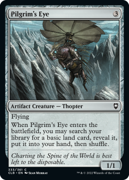 [333]【EN】【FOIL】巡礼者の目/Pilgrim's Eye【CLB】[C][茶]