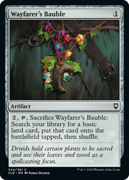 [344]【EN】旅人のガラクタ/Wayfarer's Bauble【CLB】[C][茶]