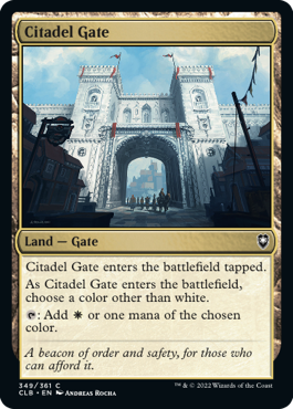 [349]【EN】砦門/Citadel Gate【CLB】[C][土地]