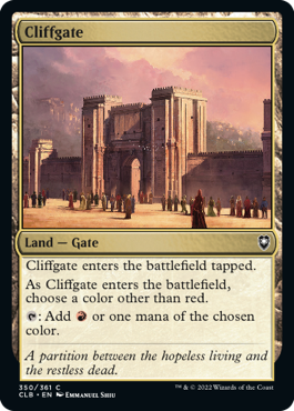 [350]【EN】崖門/Cliffgate【CLB】[C][土地]