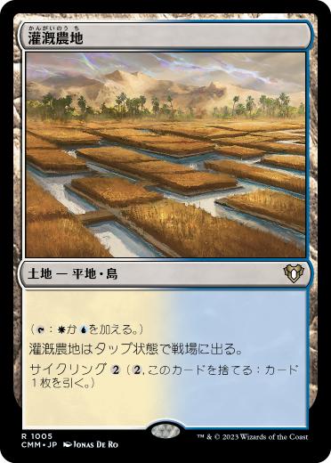 [1005]【JP】灌漑農地/Irrigated Farmland【CMM】[R][土地]