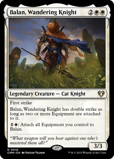 [016]【EN】放浪の騎士、バーラン/Balan, Wandering Knight【CMM】[R][白]