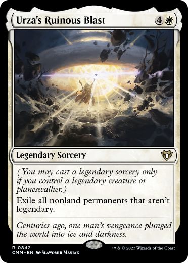 [842]【EN】ウルザの殲滅破/Urza's Ruinous Blast【CMM】[R][白]