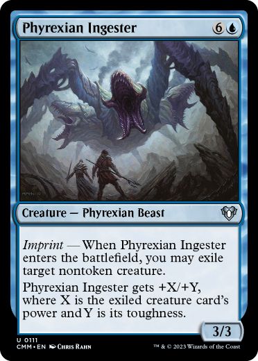 [111]【EN】ファイレクシアの摂取者/Phyrexian Ingester【CMM】[U][青]