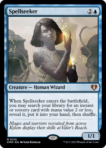 [120]【EN】呪文探求者/Spellseeker【CMM】[M][青]
