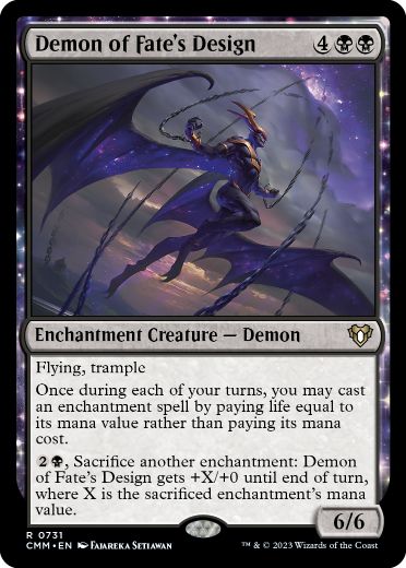 [731]【EN】破滅企図の悪魔/Demon of Fate's Design【CMM】[R][黒]