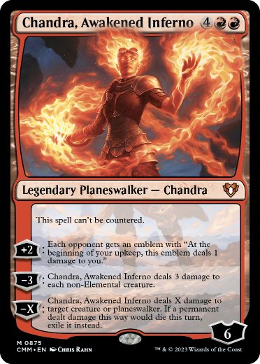 [875]【EN】目覚めた猛火、チャンドラ/Chandra, Awakened Inferno【CMM】[M][赤]
