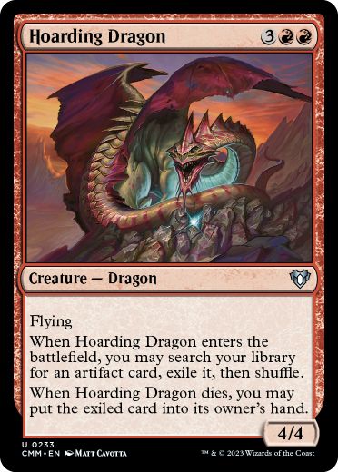 [233]【EN】溜め込むドラゴン/Hoarding Dragon【CMM】[U][赤]